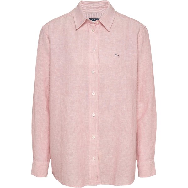 Tommy Jeans Blúzka ružová / biela 66834327