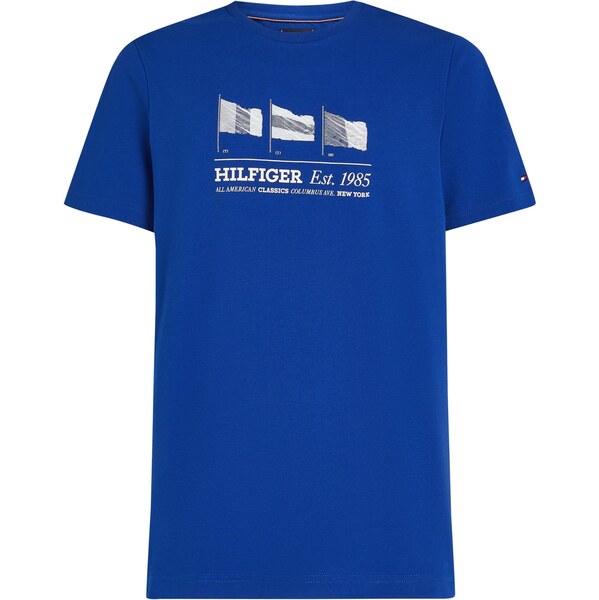 TOMMY HILFIGER Tričko modrá / biela 66834379