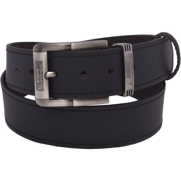 Mercucio Pánsky kožený opasok 763-40-10 čierny prešitý pracka 66824680