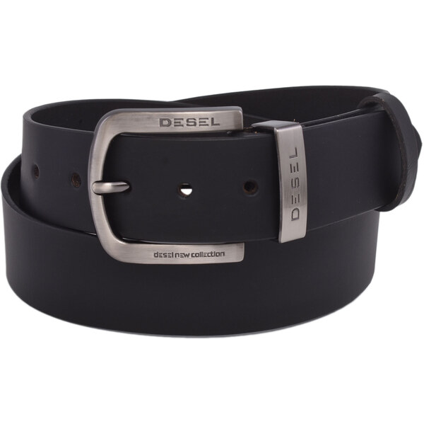 Mercucio Pánsky kožený opasok 763-40-05 čierny hladký pracka Desel 66824675