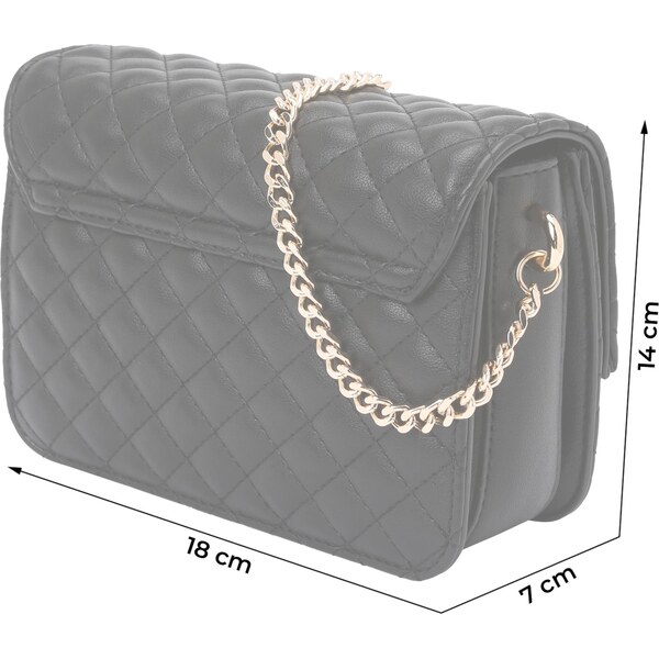 BALDININI Taška cez rameno Ingrid 002 zlatá / čierna 66834631