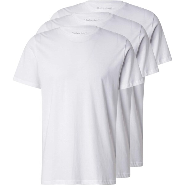 SELECTED Tričko SLHDAN biela 66834669