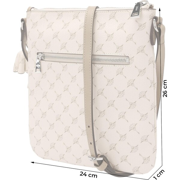 JOOP! Taška cez rameno Flora 1.0 Dia tmelová / antracitová / šedobiela 66834686