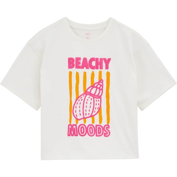 WE Fashion Tričko žltá / svetlooranžová / ružová / biela 66834701