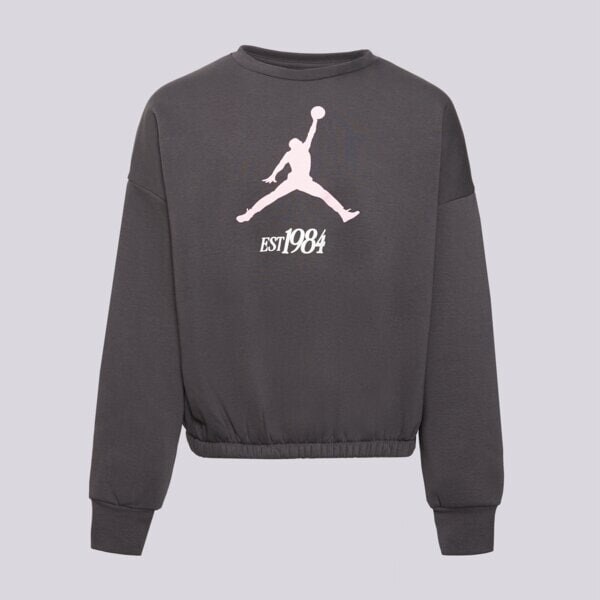 Jordan Mikina Jumpman Club Pleated Flc Crew Girl Deti Oblečenie Mikiny 66825533
