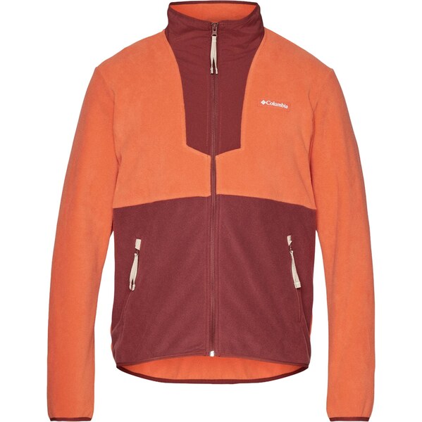 COLUMBIA Funkčná flisová bunda Sequoia Grove oranžová / tmavočervená 66835156