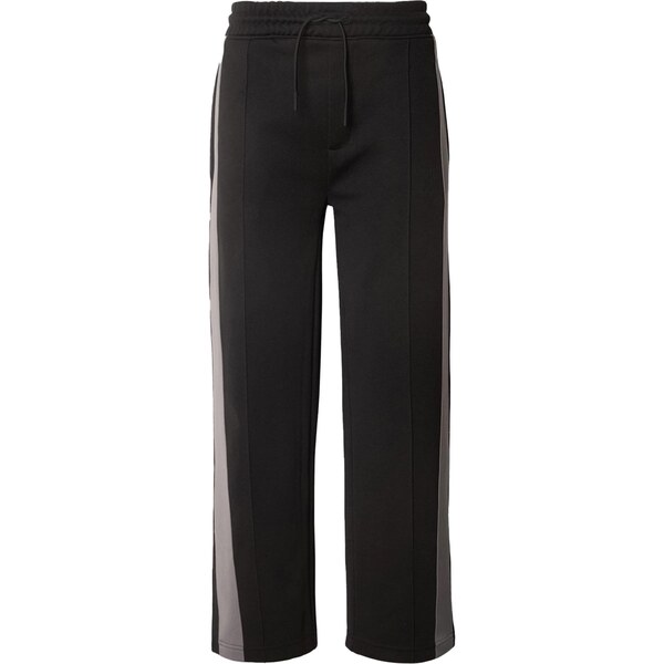 HUGO Nohavice Dishorto sivá / červená / čierna 66835158