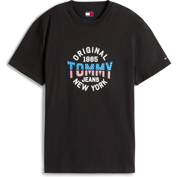 Tommy Jeans Tričko kráľovská modrá / červená / čierna / biela 66835232