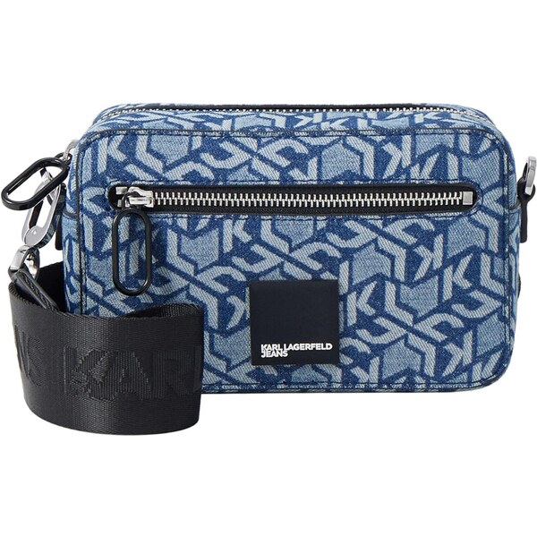 KARL LAGERFELD JEANS Taška cez rameno modrá denim / tmavomodrá 66835307