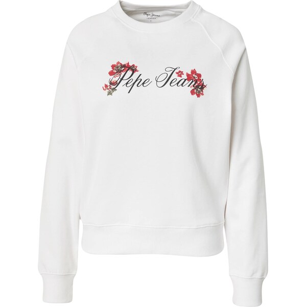 Pepe Jeans Mikina červená / čierna / biela 66835340