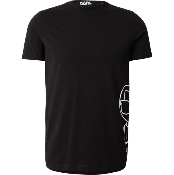 Karl Lagerfeld Tričko čierna / biela 66835444