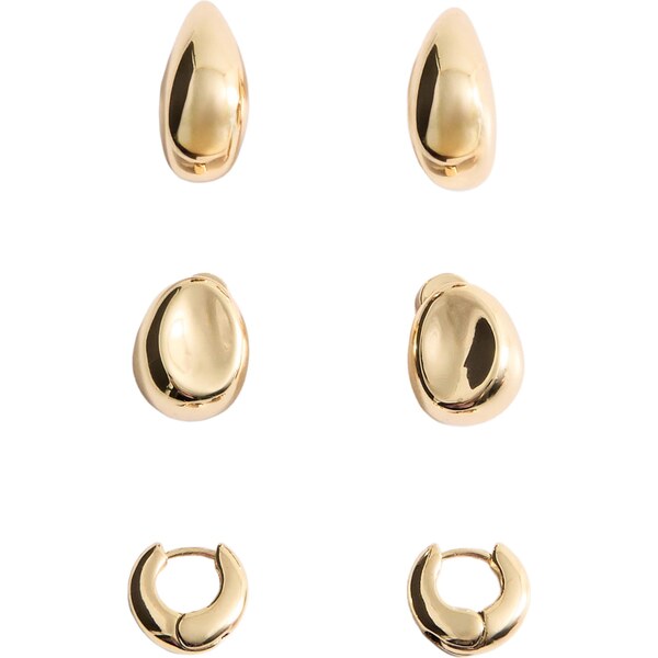 MANGO Náušnice DAI zlatá 66835475