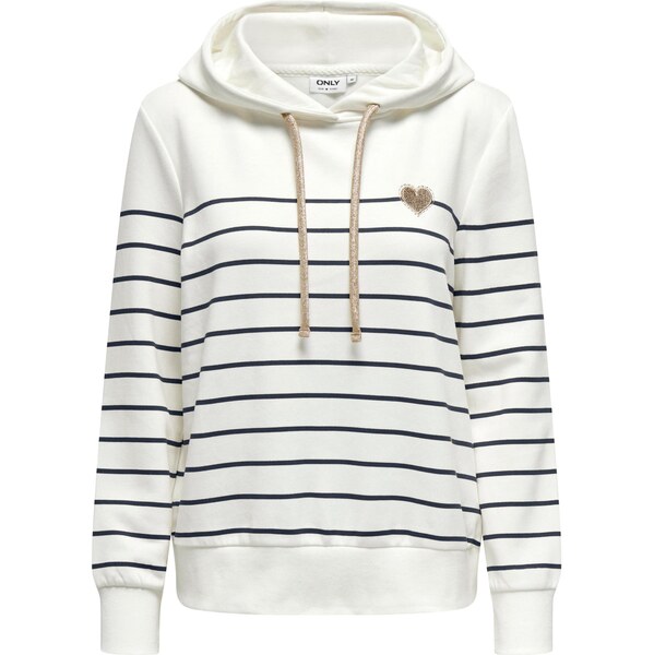 ONLY Mikina ONLADELLE hnedá / čierna / biela 66835526
