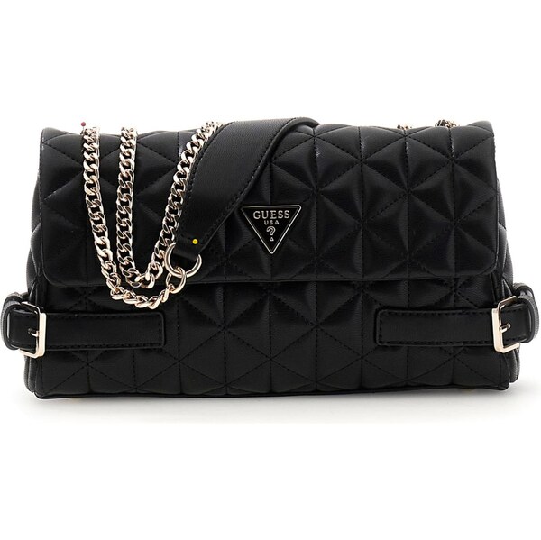 GUESS Taška cez rameno PAISLEIGH čierna 66835545