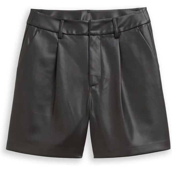 TOM TAILOR DENIM Plisované nohavice čierna 66835612