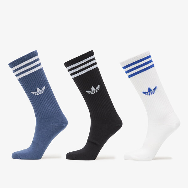 adidas Originals adidas 3S High Crew Sock 3P White/ Navy Marine/ Black 66825667