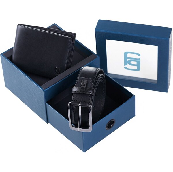 Pierre Cardin Darčeková sada - kožená peňaženka a opasok PG13 66832476