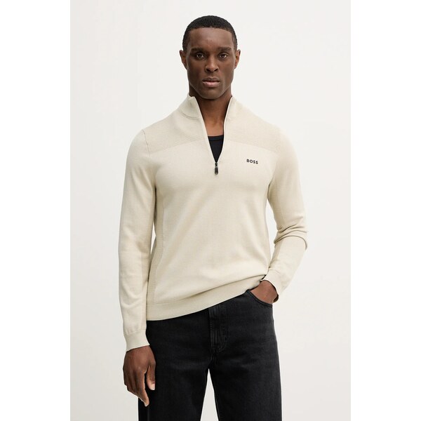 Sveter s prímesou vlny BOSS Green KN_Momentum-X QZ 66845230