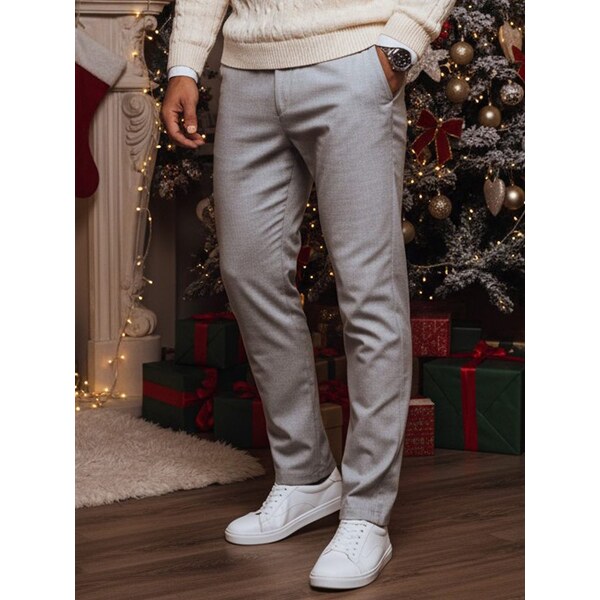 Dstreet Ľahké pánske nohavice ideálne na leto 63232737