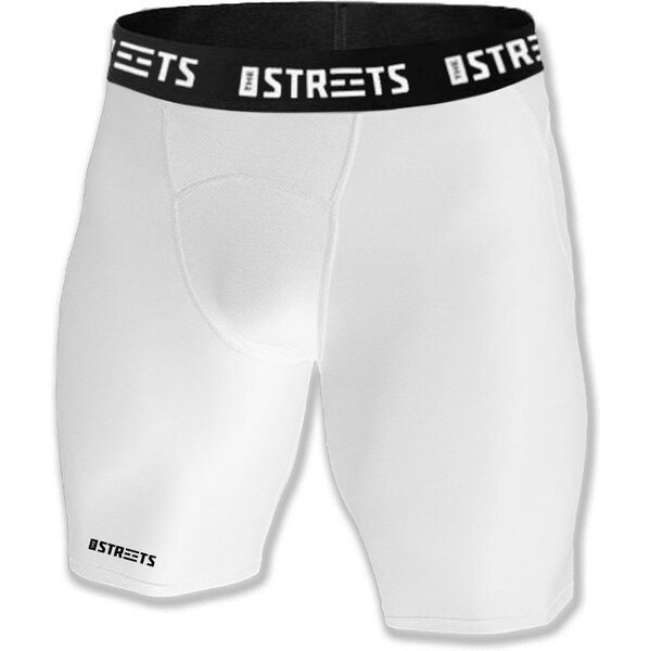 The Streets Compression Shorts White - Pánske - Kraťasy The Streets - 66837649
