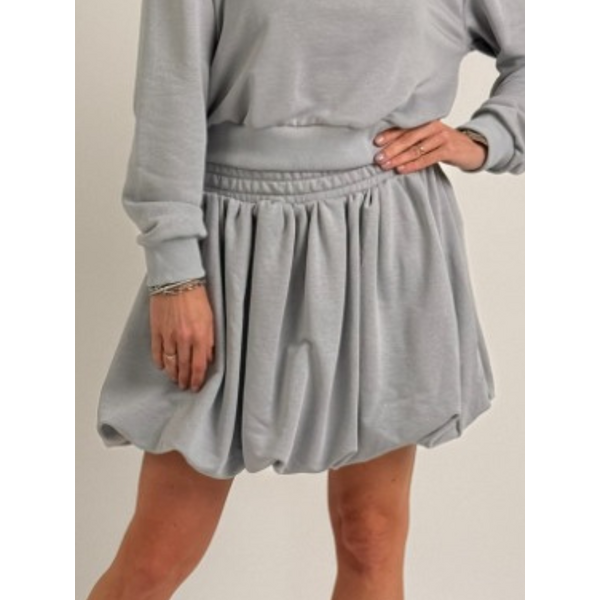 Voga Móda Sivá sukňa ROLL 66839565