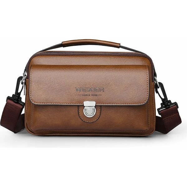 Weixier crossbody taška cez rameno Kanet Hnedá 2L 66839708