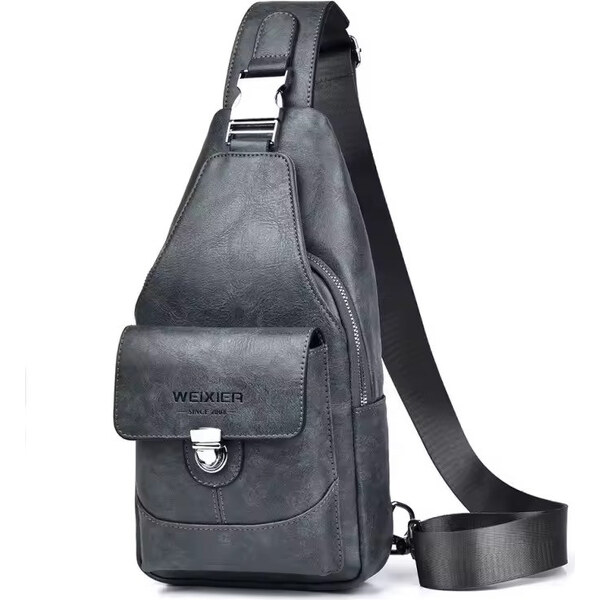 Weixier batoh cez rameno Huber Šedý 4L 66839712