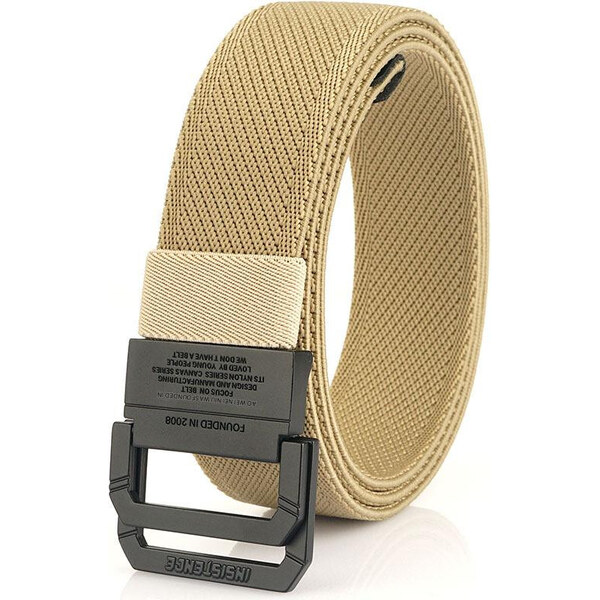 Lifestyle Nylonový opasok s kovovou prackou Hanovre Béžový 66839750