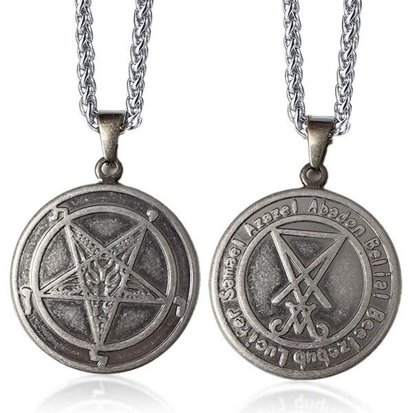 Impress Jewelry Oceľový prívesok Bafomet – symbol rovnováhy 66839775