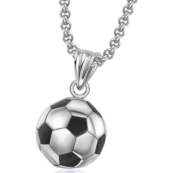 Impress Jewelry Prívesok z chirurgickej ocele Futbalová lopta 66839795