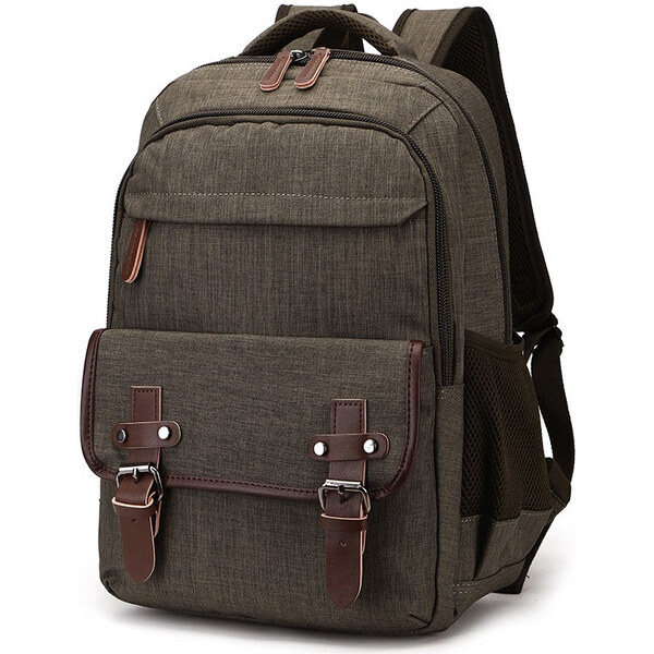 Canvasio plátený canvas retro batoh Dávila Hnedý 13L 66839814