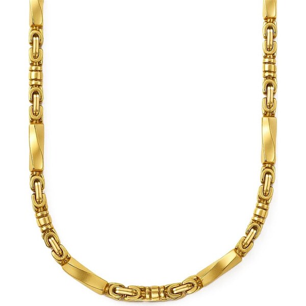 Impress Jewelry Náhrdelník z chirurgickej ocele Urban Frame Zlatý 66839834