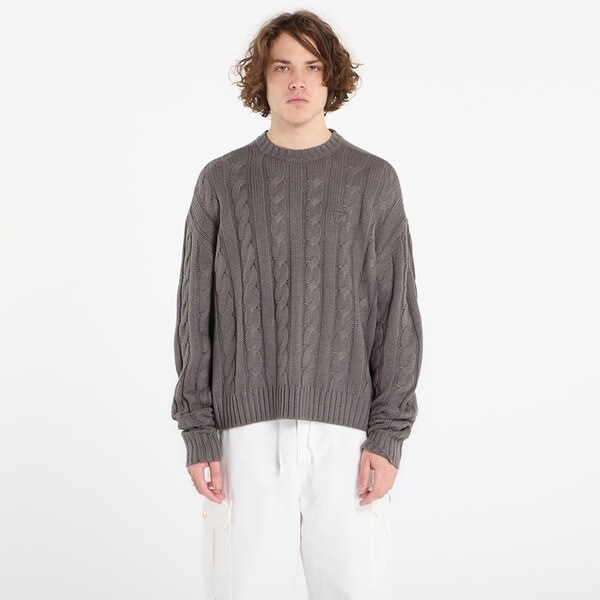 Sveter Karl Kani Og Cable Knit Os Sweater Black M 66841635