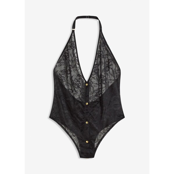 bonprix Body s gombičkami, farba čierna 66841317