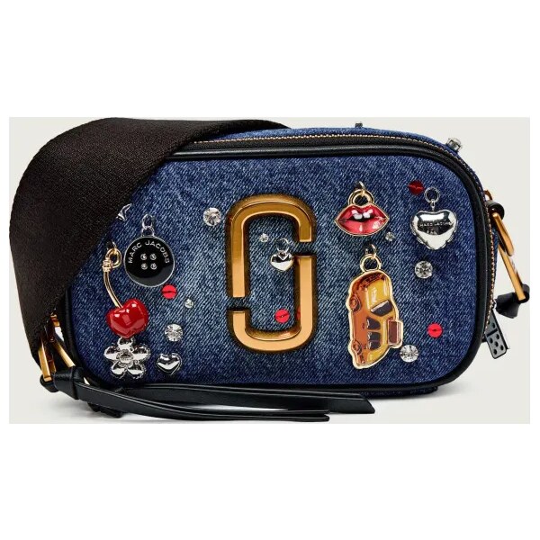 Marc Jacobs Džínsová crossbody kabelka The Trinket Charm Denim 66833504