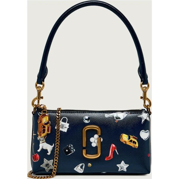 Marc Jacobs Kožená kabelka na rameno The Trinket Snapshot Convertible 66840973