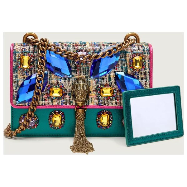 Kurt Geiger Kabelka na rameno SHOREDITCH | s prímesou kože 66840942