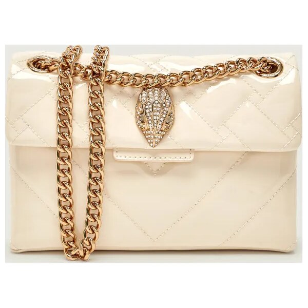 Kurt Geiger Kožená kabelka na rameno MINI KENSINGTON 66833486