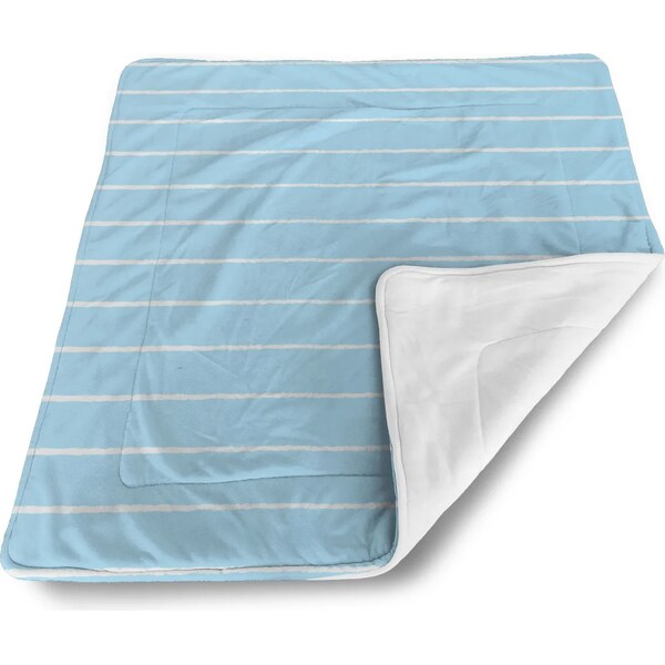 Sablio Deka pre bábätko Biele linky na modrej 60375205