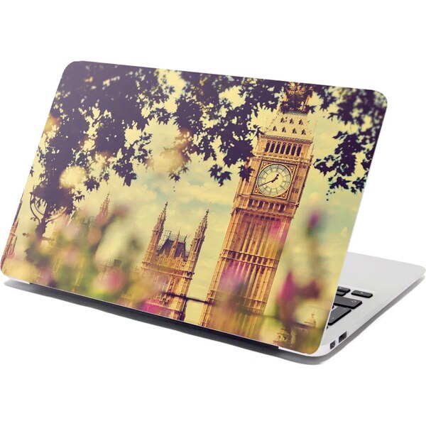 Sablio Samolepka na notebook Londýn Big Ben Flowers 65109800