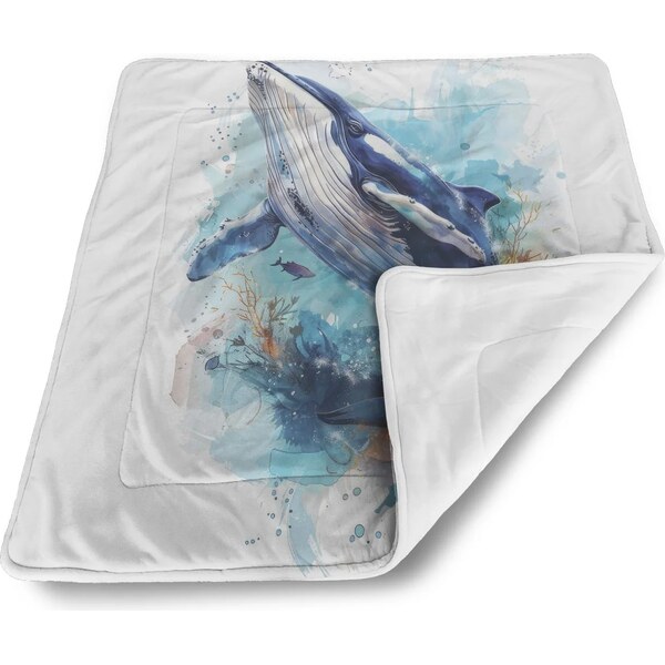 Sablio Deka pre bábätko Akvarelová veľryba 62838207