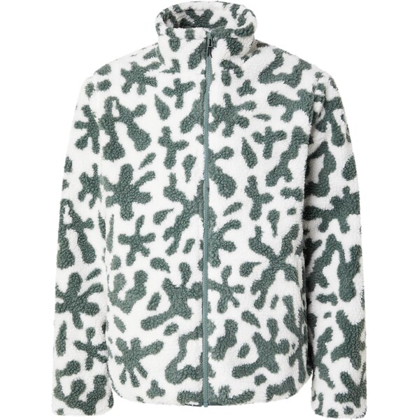 Cleptomanicx Prechodná bunda Oh Shit svetlobéžová / zelená 66857959