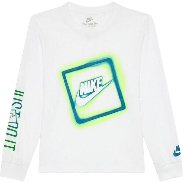 Nike Sportswear Tričko NEON BOX FUTURA svetložltá / zelená / biela 66846747