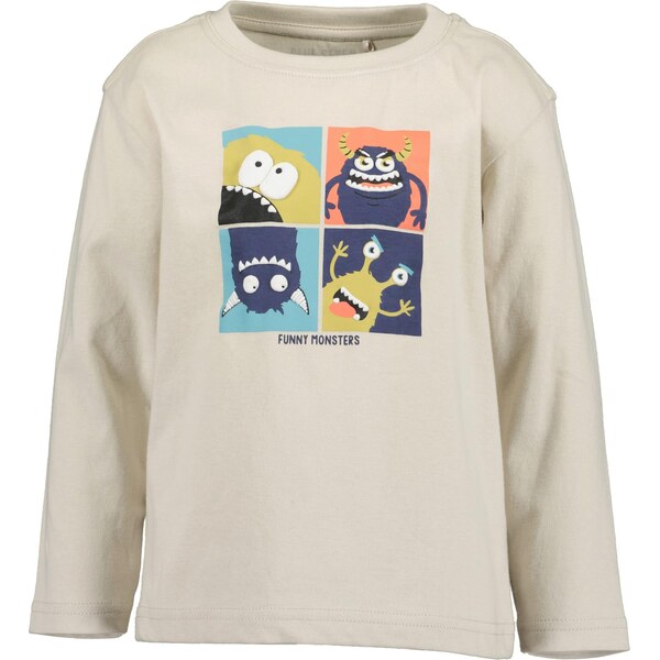 BLUE SEVEN Tričko svetlomodrá / tmavomodrá / limetková / sivobéžová 66146794