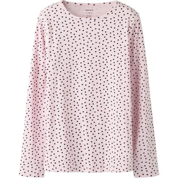 NAME IT Tričko baklažánová / pastelovo ružová 66846801