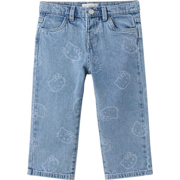 MANGO KIDS Džínsy KITTYT modrá denim / svetlomodrá 66846852