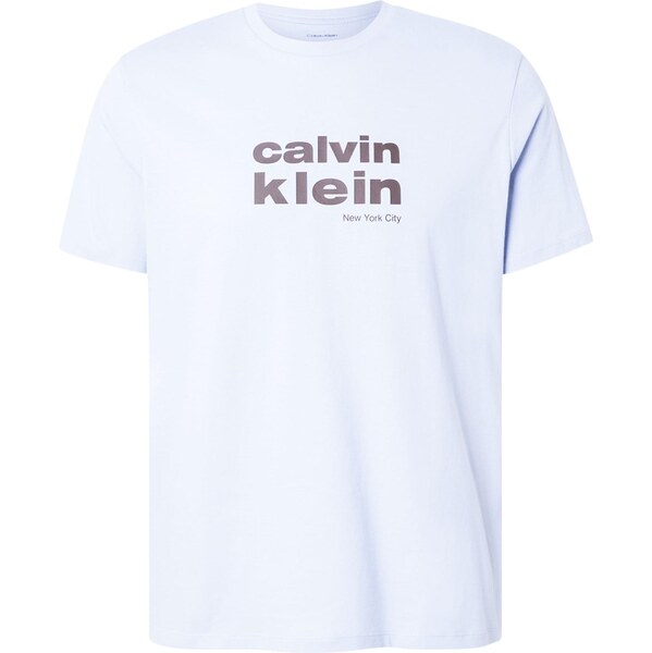 Calvin Klein Jeans Tričko pastelovo fialová / čierna 66847021