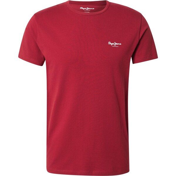 Pepe Jeans Tričko brusnicová / biela 66847063