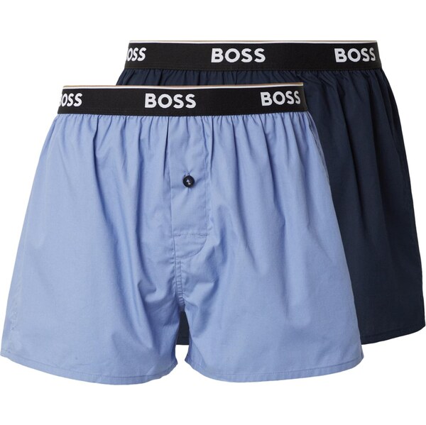 BOSS Boxerky námornícka modrá / nebesky modrá / čierna / biela 66847091