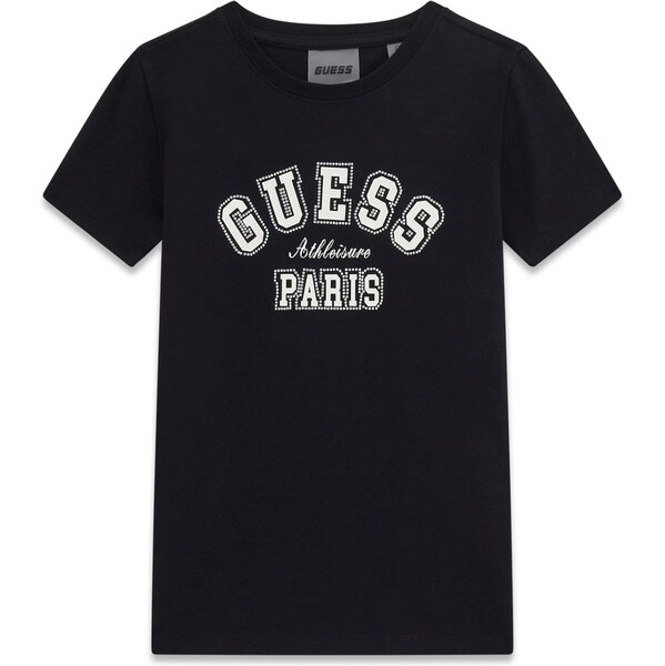 GUESS Tričko Minime čierna / biela 66847109